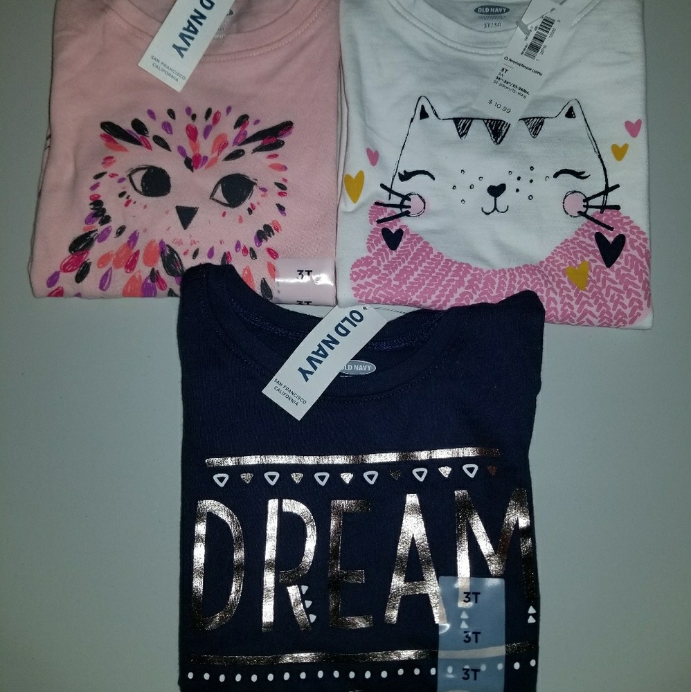 3T long sleeve T-shirts